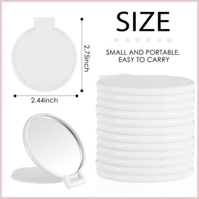 Jetec compact mirror open showcasing reflection