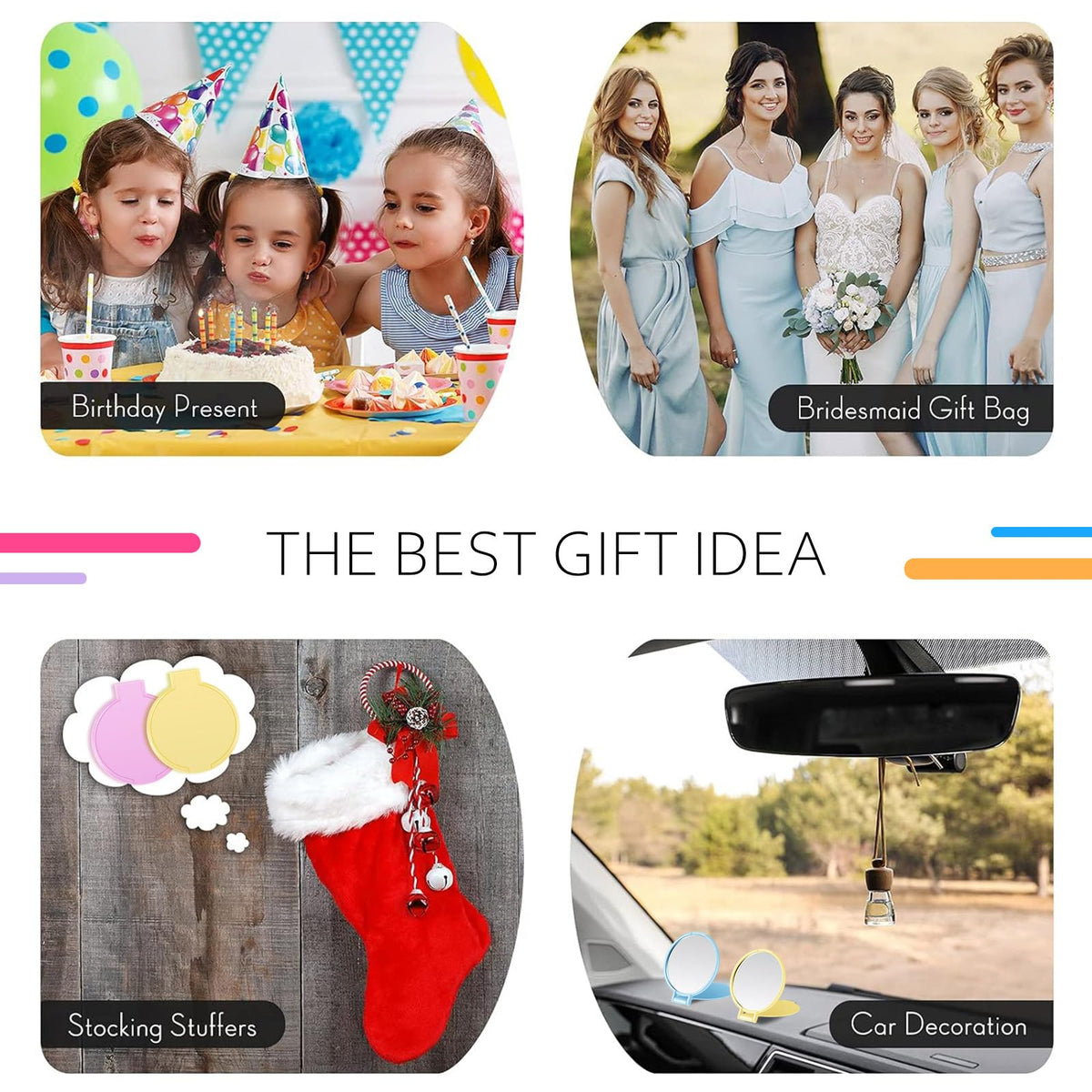 Jetec compact mirror set ideal for gifting and decoration