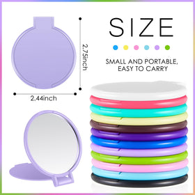 Jetec compact mirror showing flip design and vibrant colours