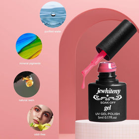JEWHITENY Gel Nail Polish bottles with various colors
