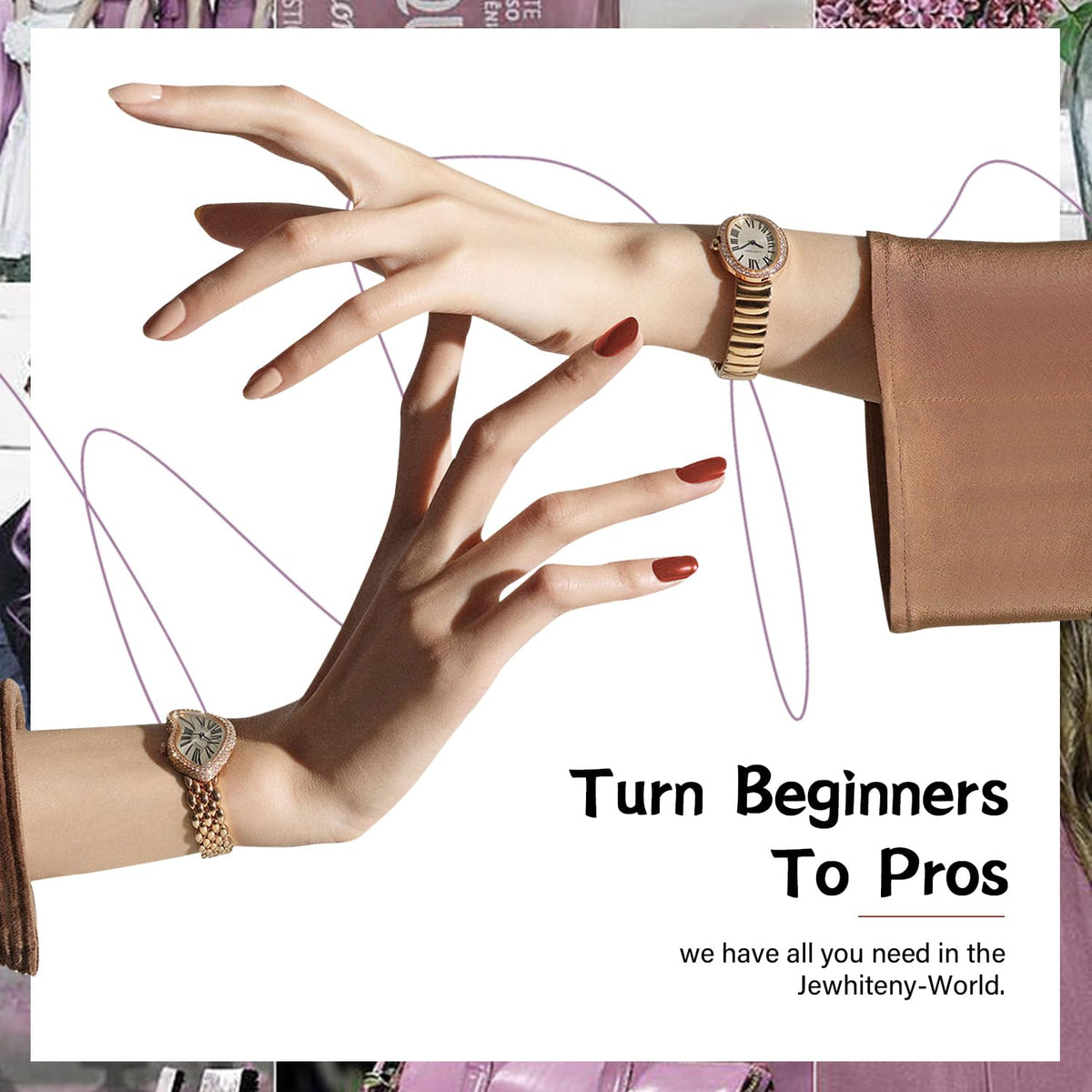 JEWHITENY nail polish kit packaging