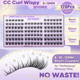 JIMIRE lash clusters soft cotton band detail