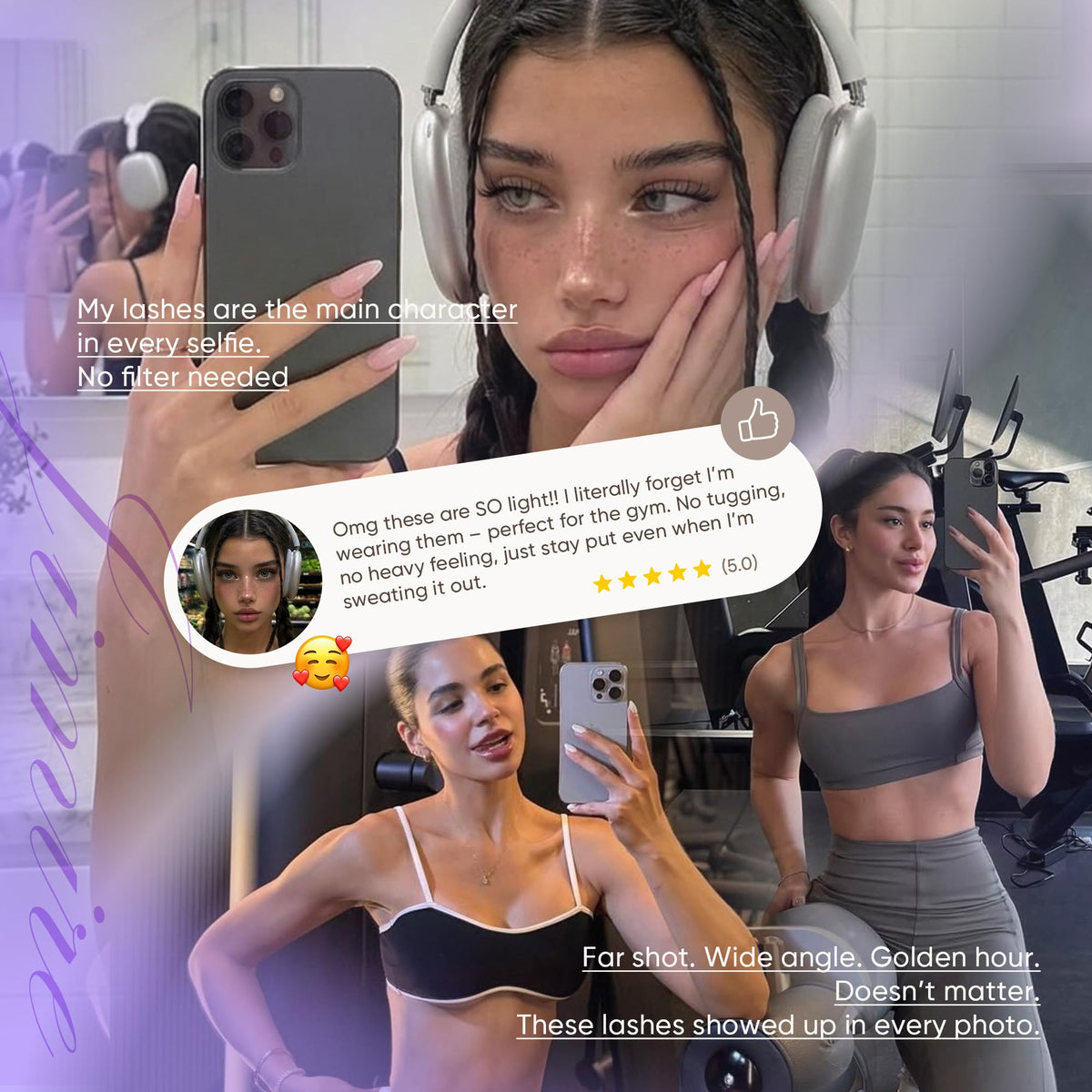 JIMIRE Wispy Lash Clusters application process