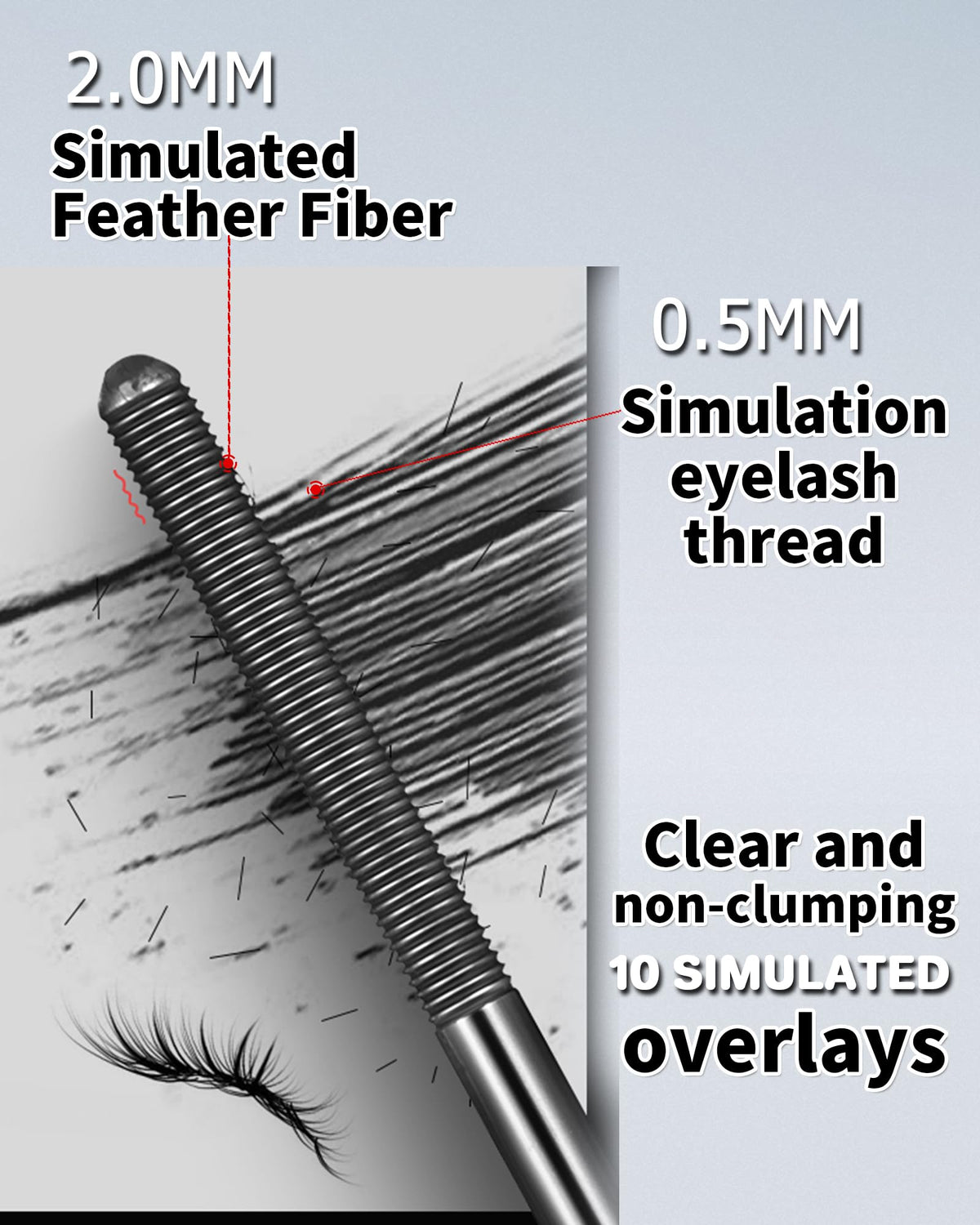 Jiodama mascara packaging side view