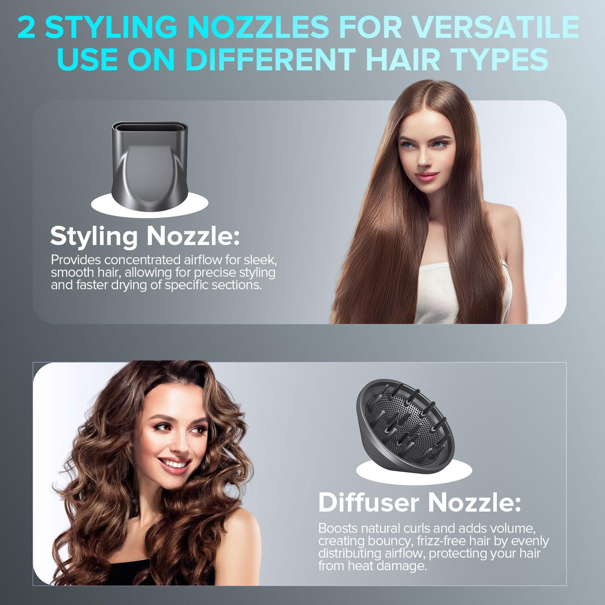 JITOOW Hair Dryer compact design for travel