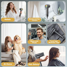 JITOOW Hair Dryer demonstrating quiet operation