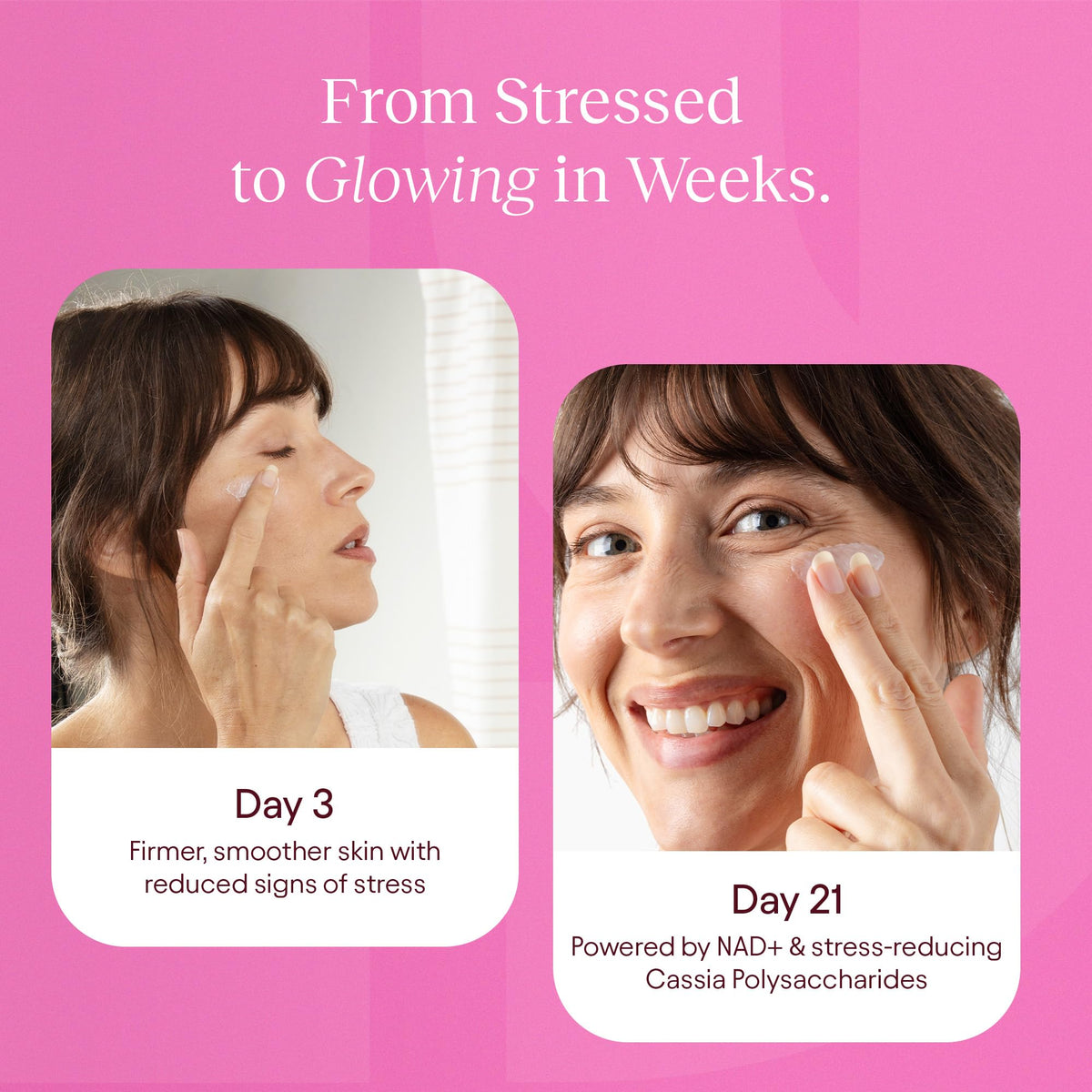 JIYU NAD+ Hydrating Face Moisturizer 50ml in hand