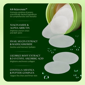JIYU Toner Pads with Snail Mucin ingredients