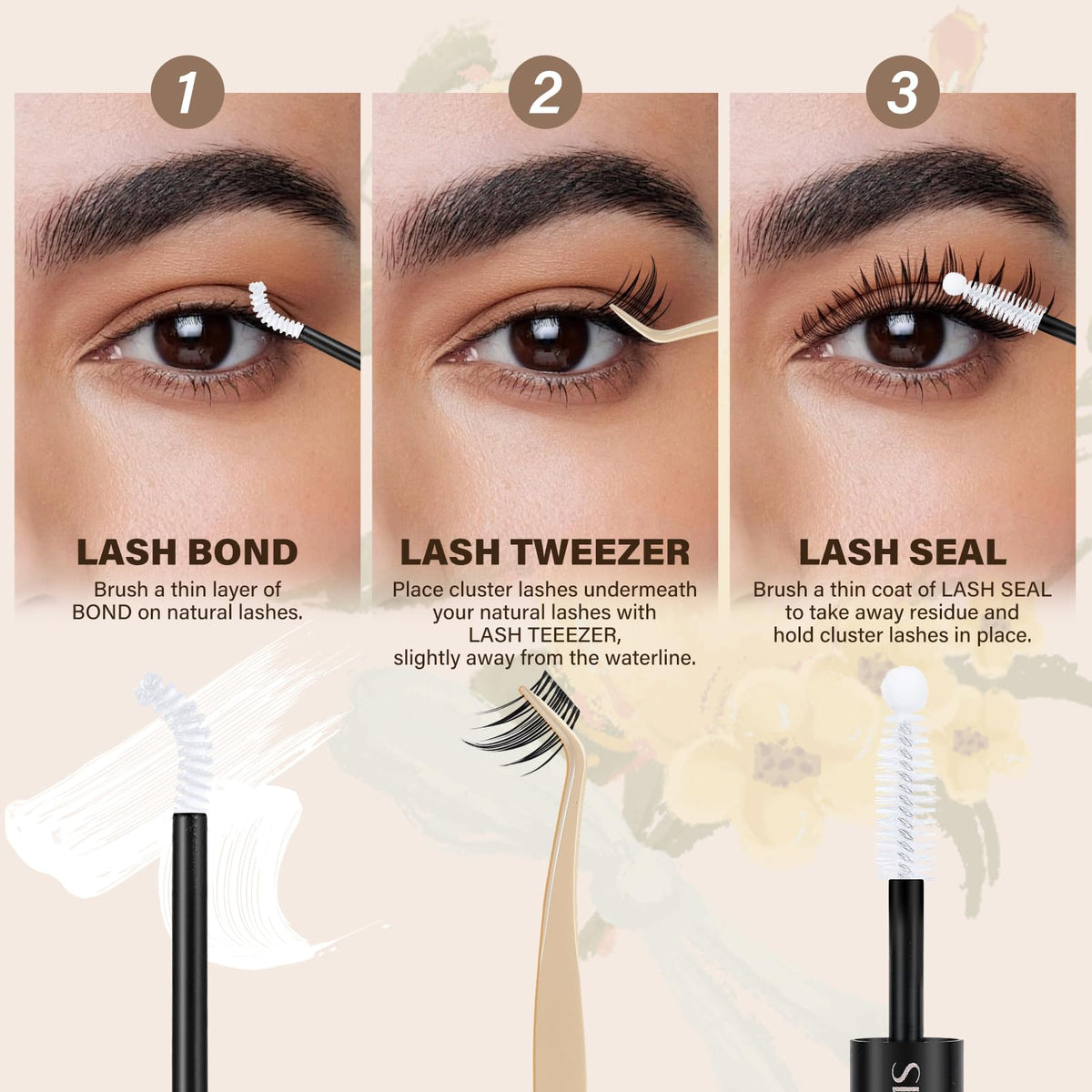 JMS&JMS lash clusters in use during cosplay