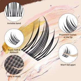 JMS&JMS lash clusters showing clear band