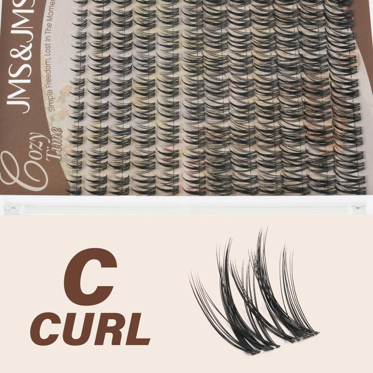 JMS&JMS lash clusters with invisible band