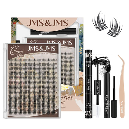 JMS&JMS Vivid Lash Clusters Kit with Spikes front view