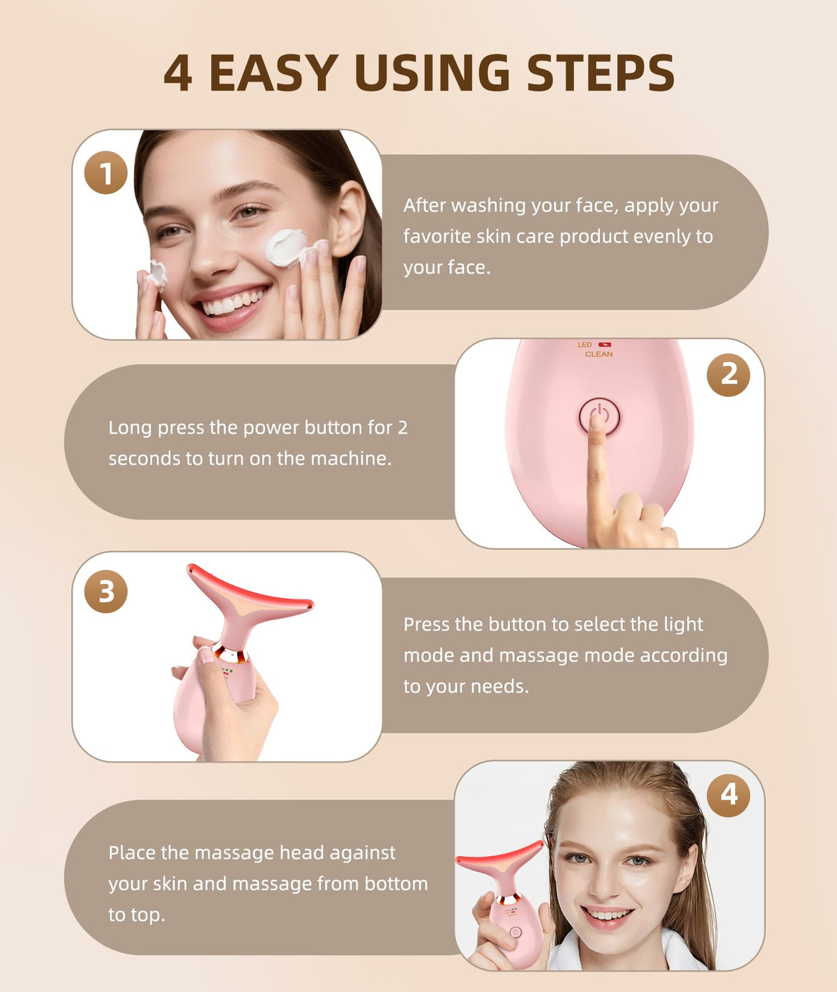 Jobazok Facial Massager showcasing ergonomic design