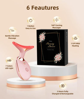 Jobazok Facial Massager showing 7 colour modes