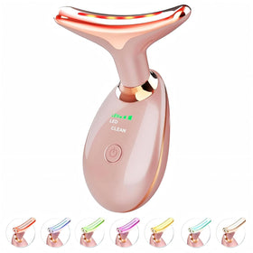 Jobazok Facial Massager with skincare products on a table