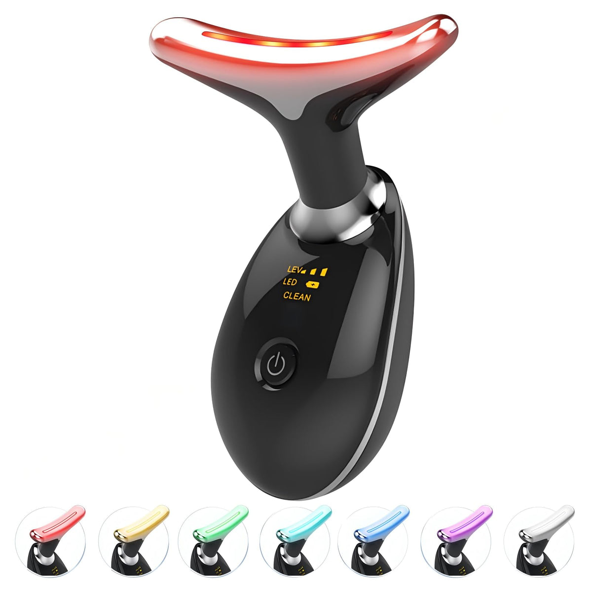 Jobazok Red Light Therapy Face Massager Tool front view