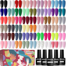 JODSONE 60 PCS Gel Nail Polish Set with various colours