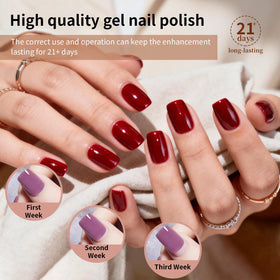 JODSONE base coat and top coat bottles for gel nails