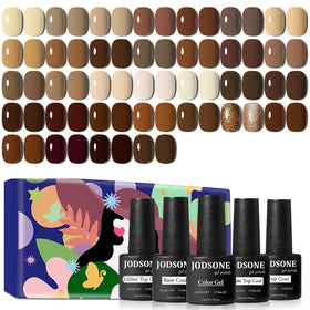 JODSONE Fall Gel Nail Polish Set 36Pcs with 32 colours