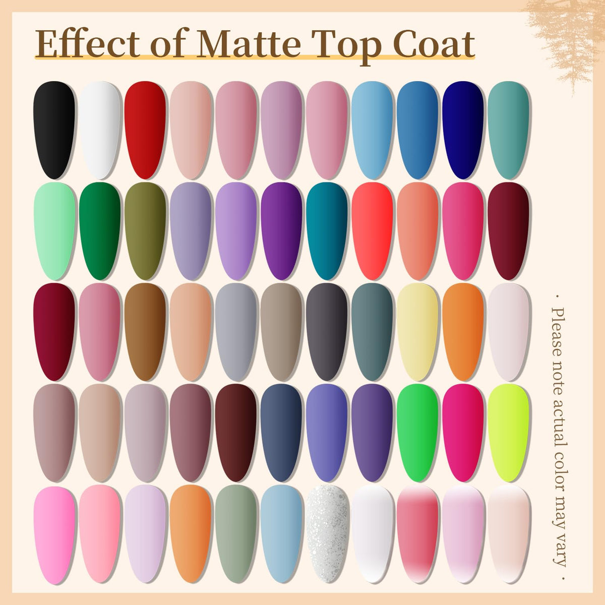 JODSONE gel nail polish application on nails