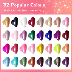 JODSONE Gel Nail Polish bottles in assorted colours