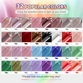JODSONE gel nail polish bottles showcasing vibrant shades