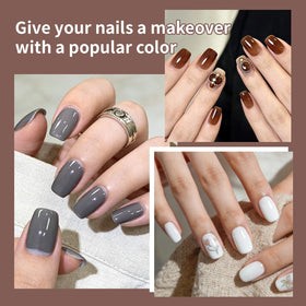 JODSONE gel nail polish bottles with vibrant colours