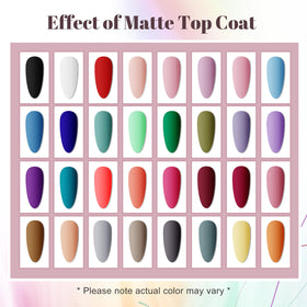 JODSONE gel nail polish display with vibrant colours