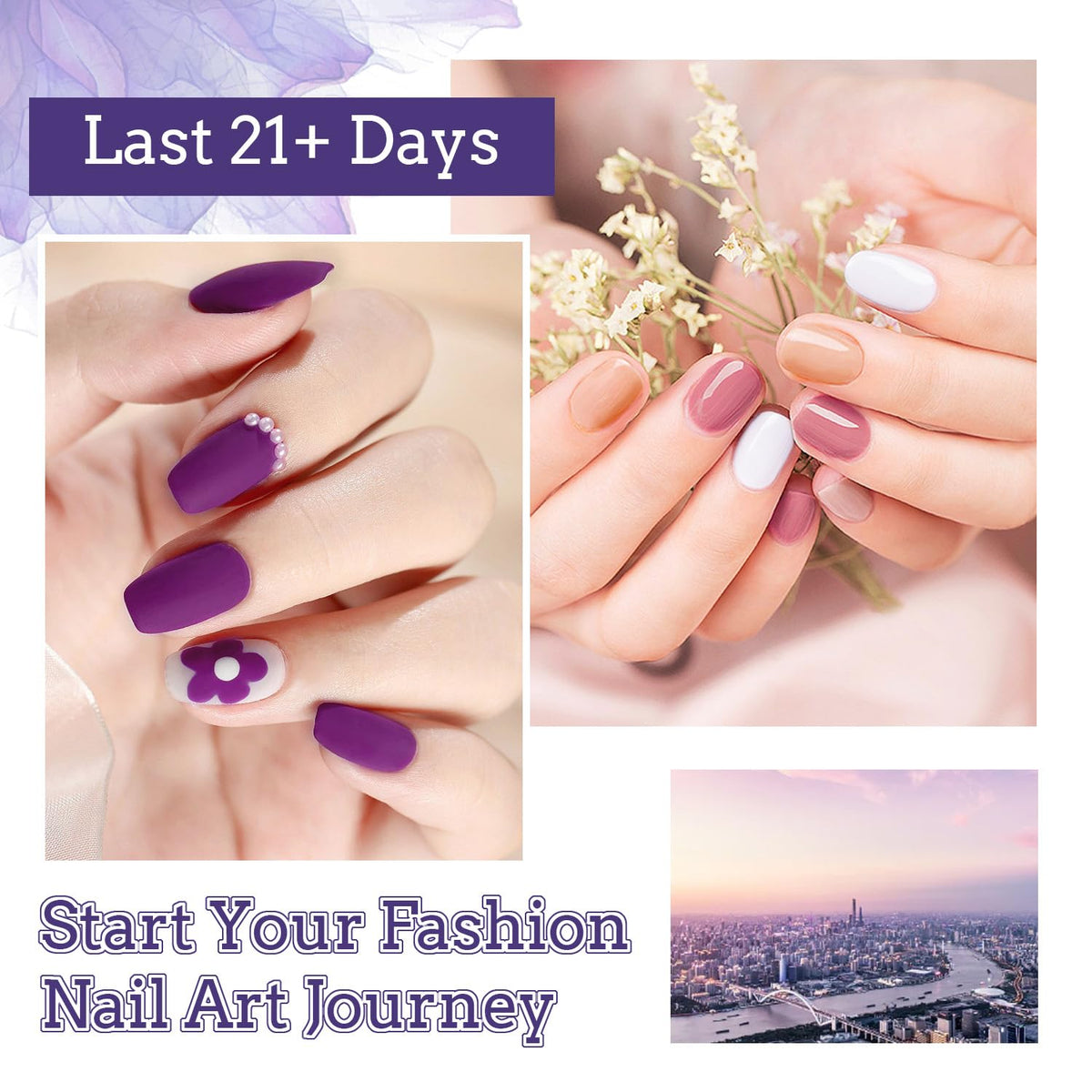 JODSONE gel nail polish in various application styles