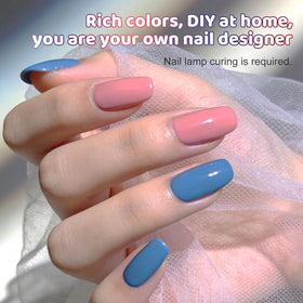 JODSONE gel nail polish in various colours on a nail art display