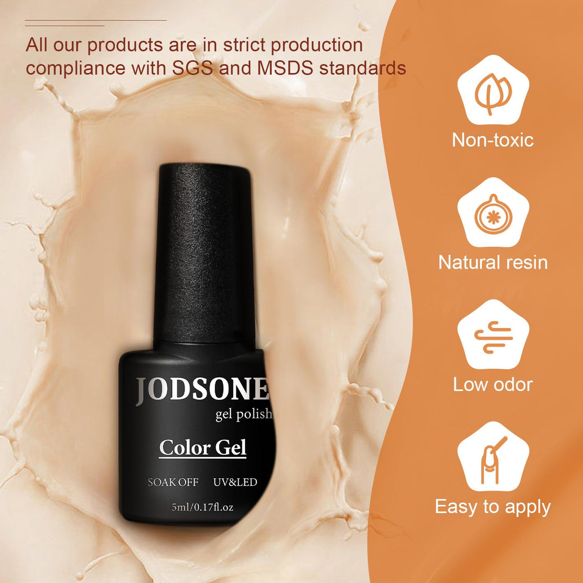 JODSONE Gel Nail Polish kit packaging with colour assortment