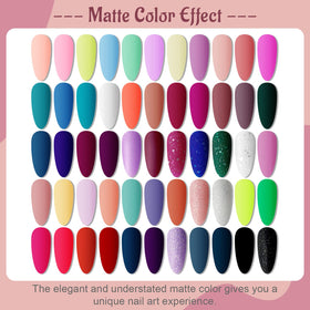 JODSONE Gel Nail Polish kit with accessories laid out