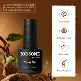 JODSONE Gel Nail Polish Kit with instruction manual