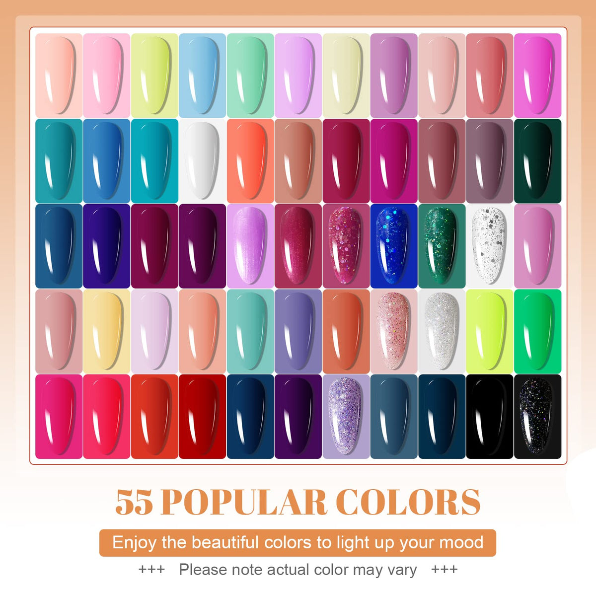JODSONE Gel Nail Polish matte and glossy top coats
