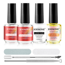 JODSONE Gel Nail Polish Remover Kit with tools and cuticle oil