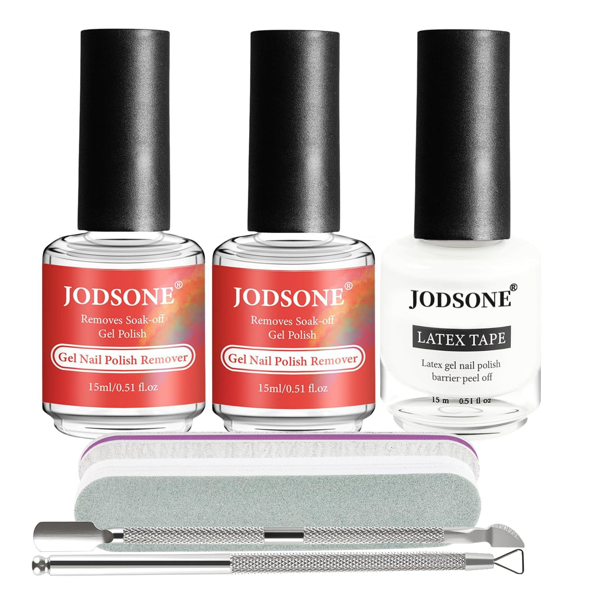 JODSONE Gel Nail Polish Remover Kit with tools and packaging
