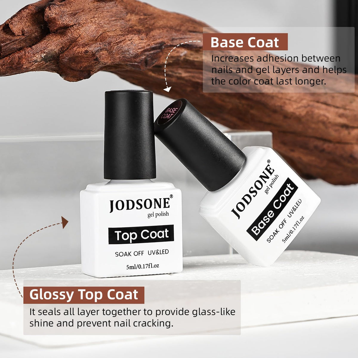 JODSONE Gel Nail Polish Set lifestyle scene with nails painted