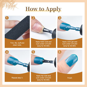 JODSONE gel nail polish set packaging and contents