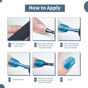 JODSONE Gel Nail Polish Set with a nail lamp for curing