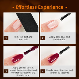 JODSONE gel nail polish set with a nail lamp (not included)