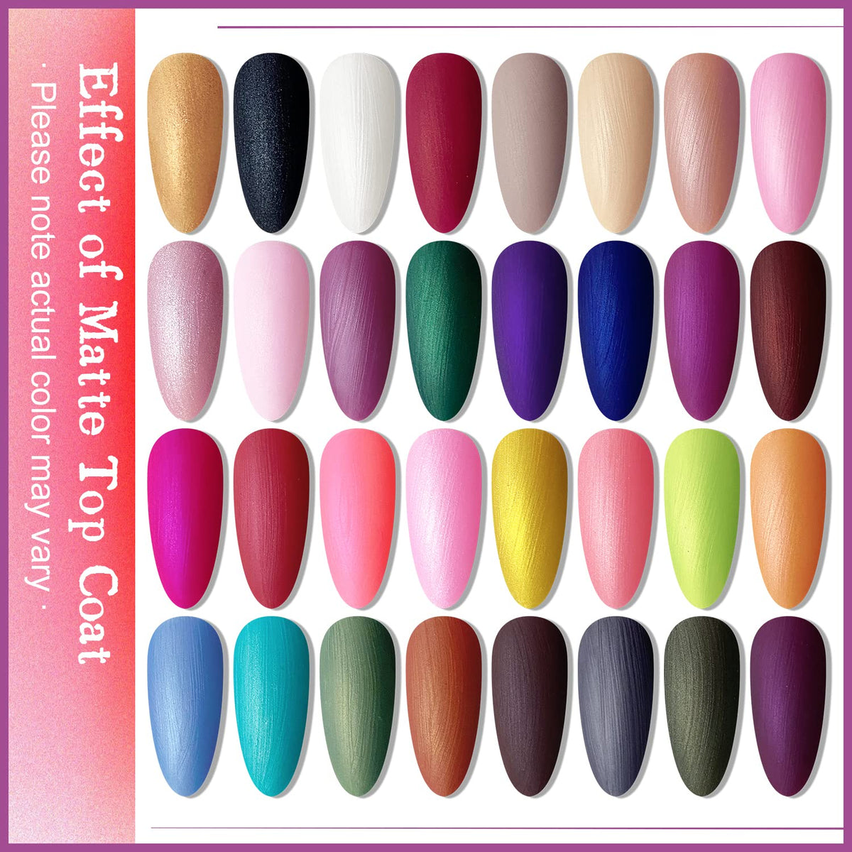 JODSONE gel nail polish set with a variety of nail art designs