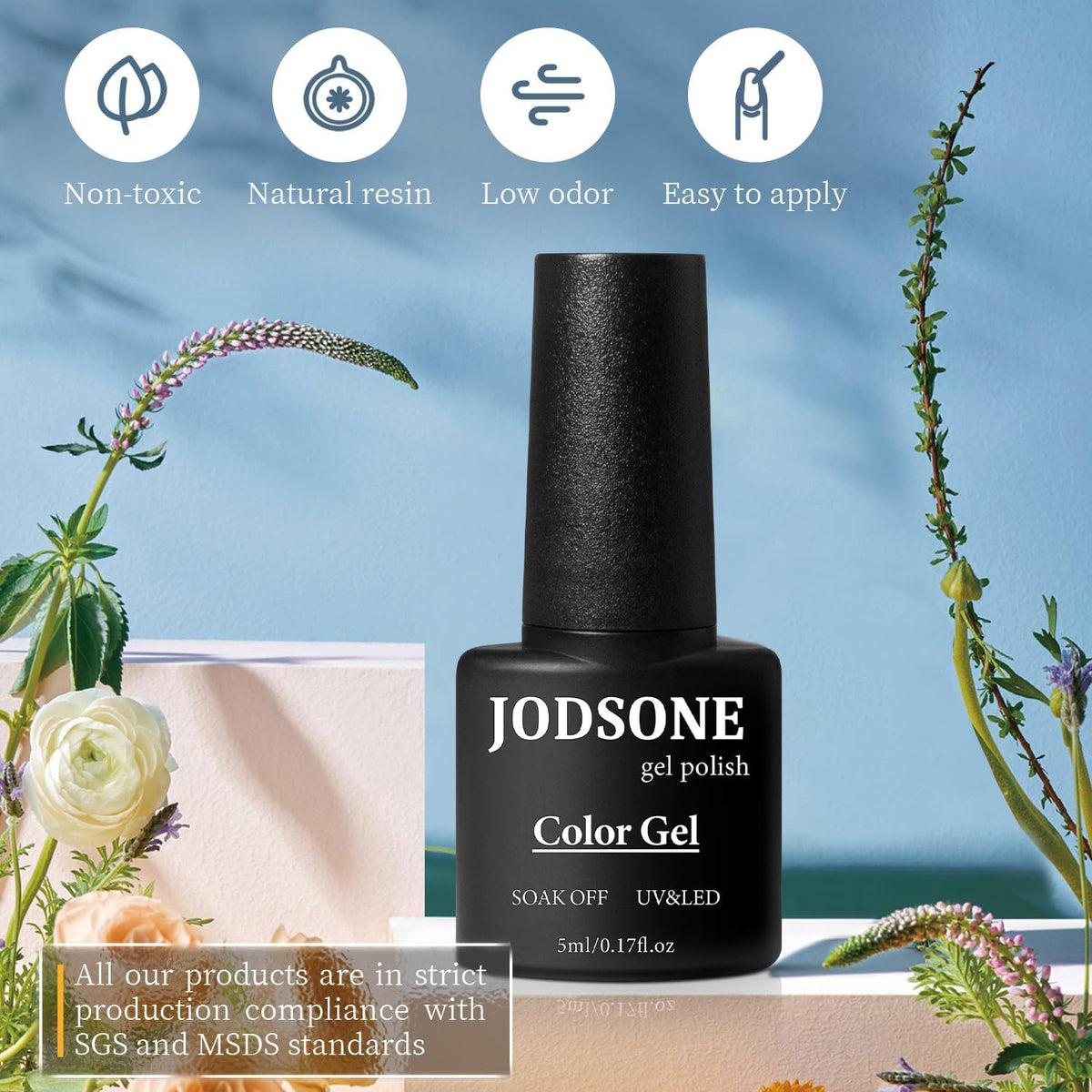 JODSONE Gel Nail Polish Set with a variety of nail art styles