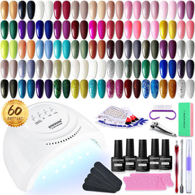 JODSONE Gel Nail Polish Starter Kit front view with all components