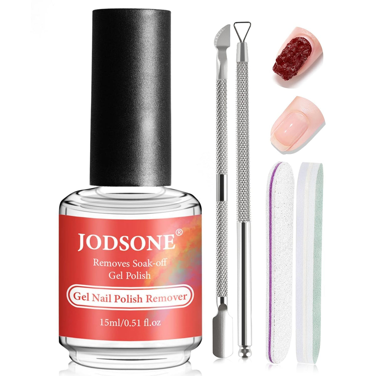 JODSONE Gel Nail Remover 15ml bottle front view