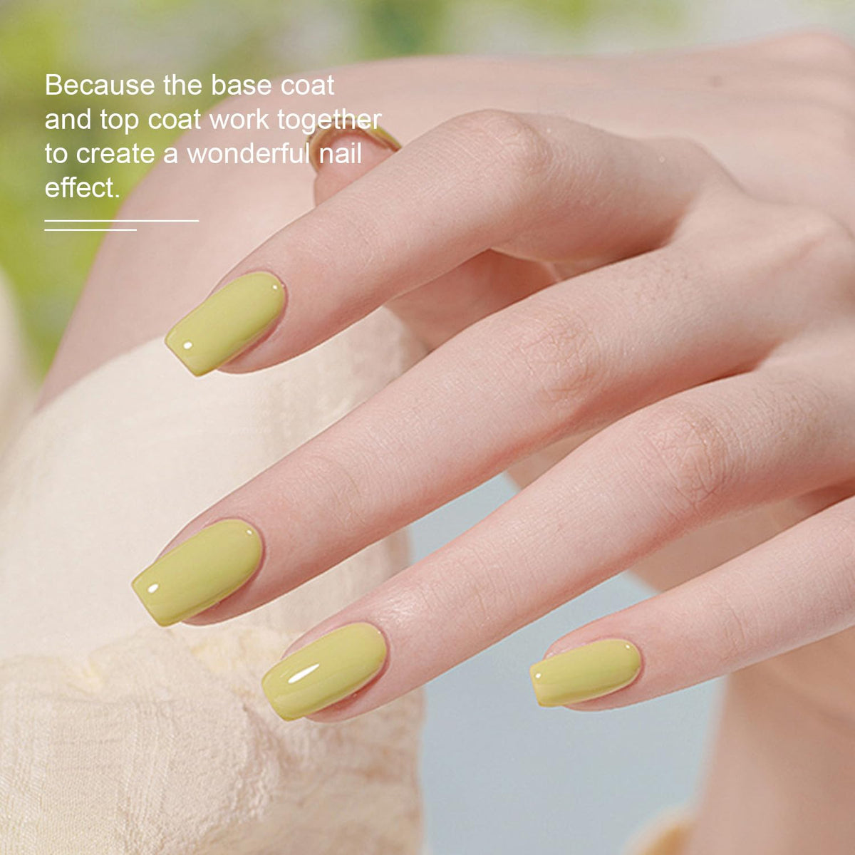JODSONE Gel Nail Remover base coat application on nails