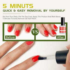 JODSONE Gel Nail Remover set including base coat and top coat