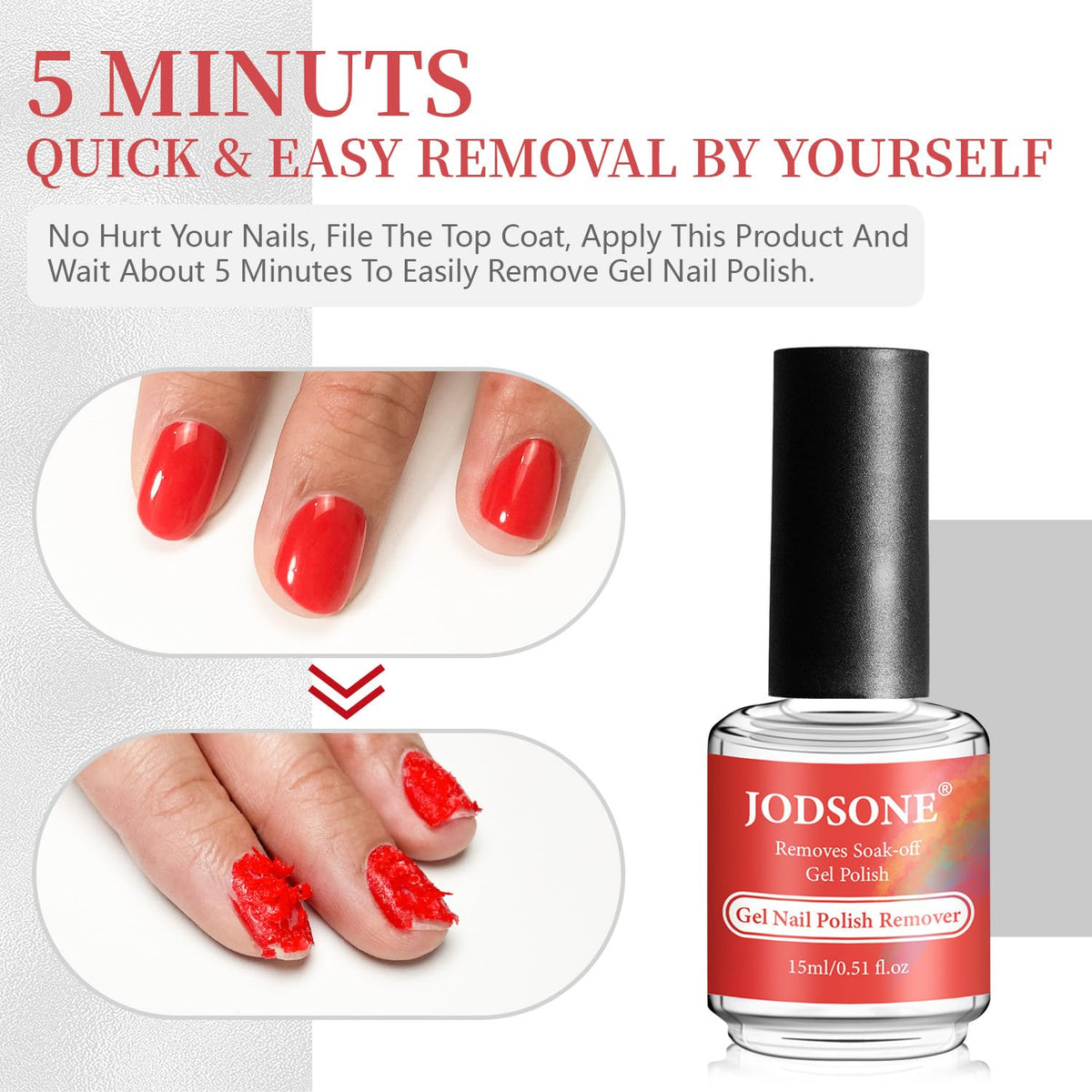 JODSONE Gel Nail Remover showing consistency
