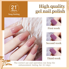 JODSONE glossy top coat bottles included in the set