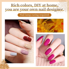 JODSONE matte top coat bottle from the gel nail polish set