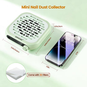 JODSONE Mini Nail Dust Collector side view showing design